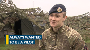 Lieutenant Rhodri Leyshon always wanted to be a Commando Helicopter Force pilot