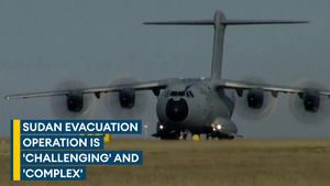 Armed forces continue to tackle 'challenging' and 'complex' Sudan evacuation