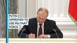 Putin approved to use military force outside of Russia