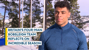 Britain's most successful four-man bobsleigh team looks back on historic season