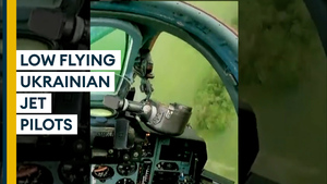 Fighter pilots in Ukraine flying low enough to graze the trees