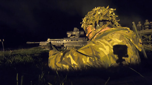 Night Live-Fire Training With Army Reservists
