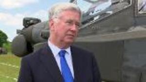 Michael Fallon On Exercise Noble Jump