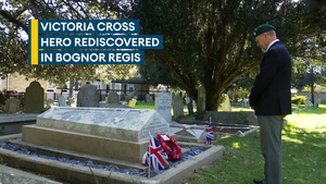 Grave of Victoria Cross hero cleaned up and rededicated