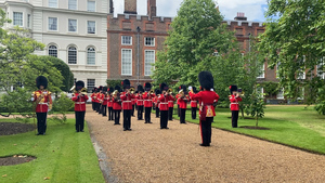 'Three Lions' Performed By Military At Clarence House