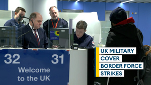 Military take on Border Force role at Manchester Airport amid public sector strikes