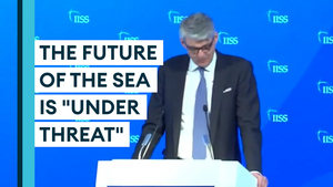 The future of the sea is "under threat" says UK National Security Adviser