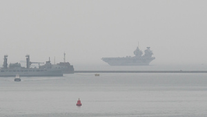 Plymouth Marks Armed Forces Day With Navy Vessels Nearby