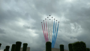 Red Arrows Armed Forces Day Flypast At National Memorial Arboretum