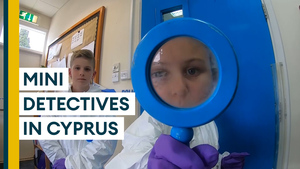 Cyprus military kids get to grips with detective duties
