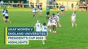 UKAF women's rugby league beaten by students in Presidents Cup decider