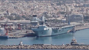 HMS Queen Elizabeth: On Board In Cyprus During Carrier Strike Deployment