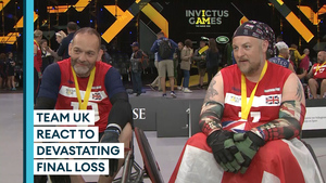 Invictus Games: Team UK react to devastating wheelchair rugby final loss