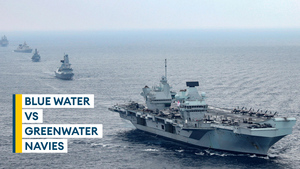 Blue water v green water navy - what's the difference?