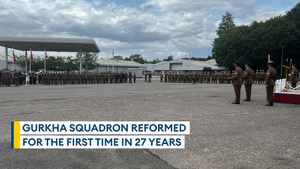 Gurkha Field Squadron reformed 27 years after it was disbanded