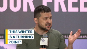 Winter turning point in conflict and will determine Ukraine's future, Zelensky says