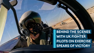 RAF Typhoon pilots sharpen strategic skills in Saudi Arabia