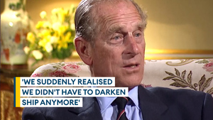 Prince Philip recalls watching Japan's 1945 surrender