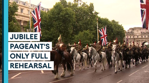 Platinum Jubilee Pageant's one and only, full rehearsal takes place