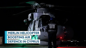 Merlin Crowsnest: The Navy's eye in the sky in Cyprus 