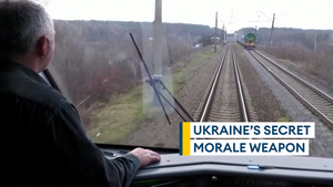 Ukraine's railway network is supporting the war effort with supplies and morale