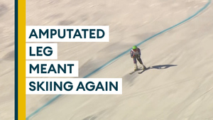 Meribel 2022: How amputation allowed Kevin Drake to ski again