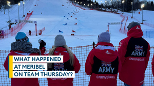 Recap of Meribel's Team Thursday as RAF celebrate
