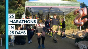 Army veteran finishes 25 marathons in 25 days