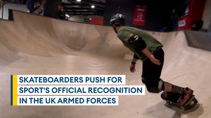 Skateboarders push to get sport officially recognised across the military