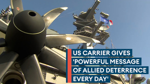 NATO Secretary General commends USS George HW Bush during visit