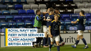 Navy beat Army in Inter Services football | Forces Sport | 15 March