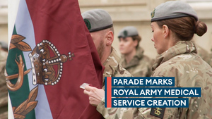 Creation of new Royal Army Medical Service marked