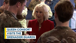 Queen Consort visits Grenadier Guards for the first time as Colonel-in-Chief