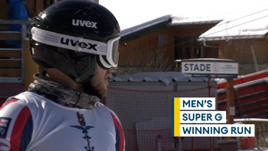 Able Seaman Graeme Price wins Alpine Super G for the Navy