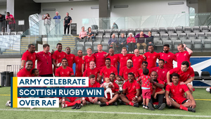 British Army beat RAF in Scottish rugby clash