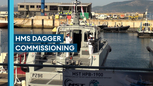 HMS Dagger officially commissioned into Gibraltar Squadron