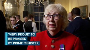Chelsea Pensioner humbled after hearing PM's speech