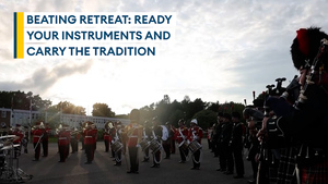 Beating Retreat: Army's musical professionals gather to continue tradition