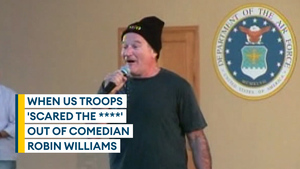 When US troops 'scared the ****' out of comedian Robin Williams