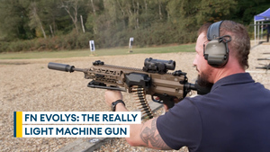FN shows off new ultralight machine gun