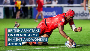 British Army rugby union record double win in 'Le Crunch'