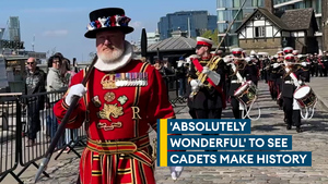 Volunteer Cadet Corps perform Ceremony of the Constable's Dues