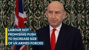Healey promises reform but stops short of pledging an increase to UK personnel numbers
