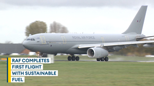 RAF completes first flight using only sustainable aviation fuel