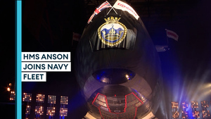 'World-leading' submarine HMS Anson commissioned into Royal Navy