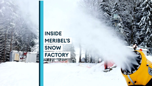 Watch: Snow factory and cannons keeping Meribel's slopes covered