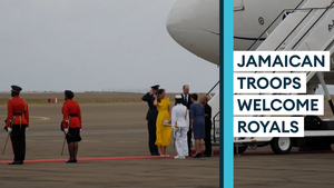Jamaica Defence Force welcomes William and Kate to Jamaica 