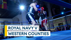 Royal Navy boxing team retain trophy against Western Counties