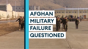 Why did the NATO-trained Afghan military struggle so quickly?
