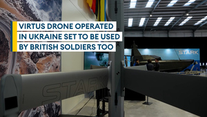 Enemy armour gets a Stark warning from long-range drone